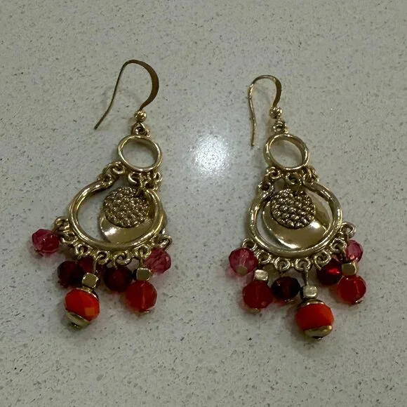 French Wire Dangle Earrings - Picture 3 of 3